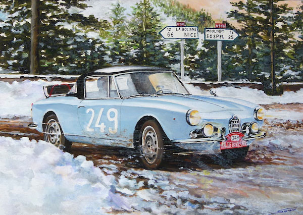 Slot Classic CJ49 - Alfa Romeo Guilietta, 1961 Rallye Monte-Carlo